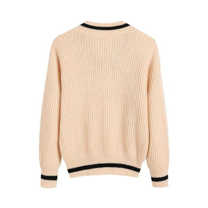 Autumn Breeze V-Neck Sweater