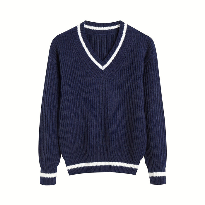 Autumn Breeze V-Neck Sweater