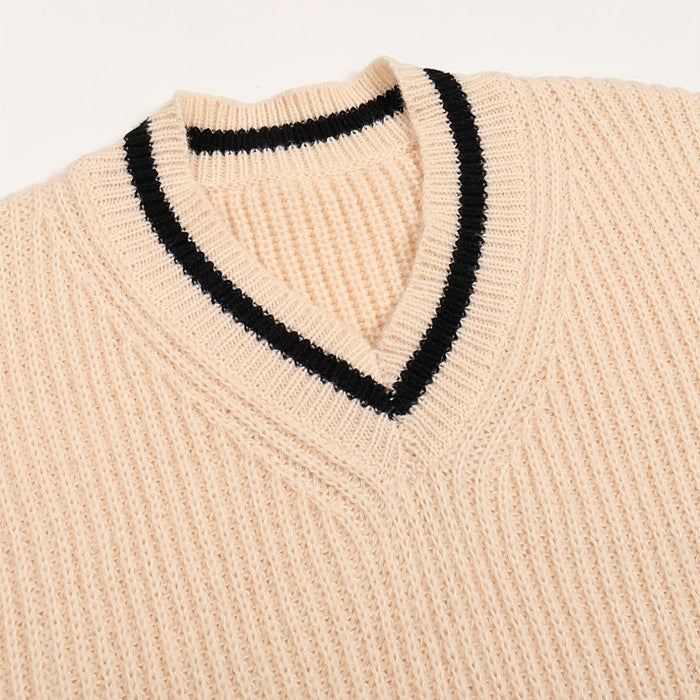 Autumn Breeze V-Neck Sweater