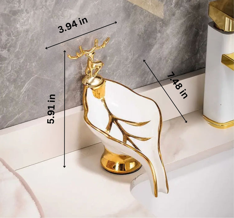 Elegant Leaf Soap Holder